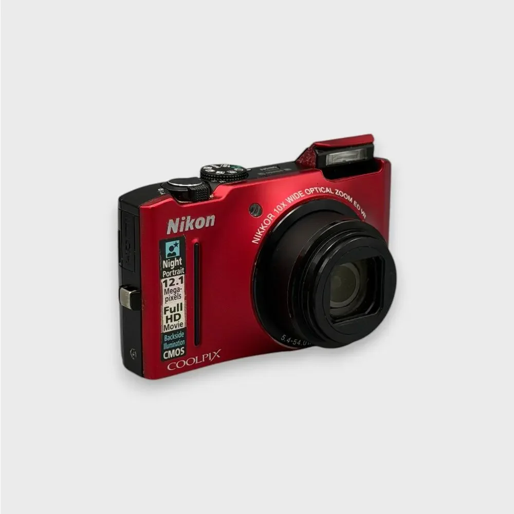 Nikon Coolpix S8100 Digital Camera | 12.1MP | Red